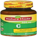 Nature Made Vitamin C 500 mg Caplets 100 Count  Helps Support the Immune System