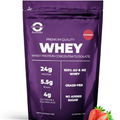 Pure-Product Australia- 100% Whey Protein Isolate/Concentrate (Strawberry) 4.4 lb-Grass Fed- Australia and NZ Protein.