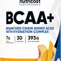 Nutricost BCAA + Hydration Powder (Peach Mango) 30 Servings - Branched Chain Amino Acids with Hydration Complex - Gluten-Free, Non-GMO