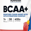 Nutricost BCAA + Hydration Powder (Raspberry Lemonade) 30 Servings - Branched Chain Amino Acids with Hydration Complex - Gluten-Free, Non-GMO