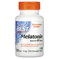 Melatonin, Natural Mint, 5 mg, 120 Chewable Tablets