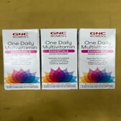 3 New GNC Women's One Daily Multivitamin Essentials - 60 Caplets Each READ DESC