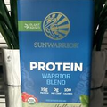 Sunwarrior Warrior Blend Organic Vegan Plant Protein Powder with BCAAs, 1.65Lb