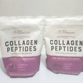 2X Live Conscious Collagen Peptides Hair, Skin, Nail & Joint Support 32oz Total