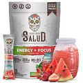 Salud 2-in-1 Energy and Focus Drink Powder, Strawberry Watermelon - 15 Servin...