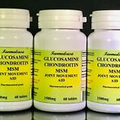 Glucosamine Chondroitin +MSM, Arthritis, joints ~180 (3x60) tablets. Made in USA