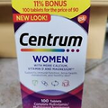 GSK Centrum Women 100 Tablets Complete Multivitamin
