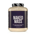 Naked Mass - Natural Weight Gainer Protein Powder - 8lb Bulk GMO Free