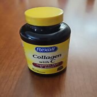 Rexall COLLAGEN WITH C - Supports Skin & Joints - 60CT  New/Sealed Exp 07/24