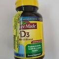 Nature Made Vitamin D3 1000 IU 25 Mcg Softgels, Dietary Supplement 500 Count