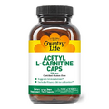 Country Life Acetyl L-Carnitine Caps, with Vitamin B-6 to aid in Utilization, 500mg, 120 Vegan Capsules, Certified Gluten Free, Certified Vegan, Certified Halal