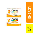 Centrum Energy 60s x 2 Tablets B Vitamins and Minerals + Vitamin C & E