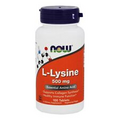 NOW Foods L-Lysine Vegetarian 500 mg., 100 Tablets