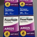 PreserVision Areds Soft Gels 120 Soft Gels, 4 Pack, Exp 09/2024