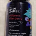 CVS Health Live Better Children's Elderberry 60 Ct Gummies NON-GMO