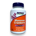 NOW FOODS Mannose Cranberry - 90 Veg Capsules, Exp 02/2026 NEW & SEALED