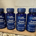 Life Extension Super Vitamin E  268 mg (400 IU)  LOT 4x90 softgels Supplement