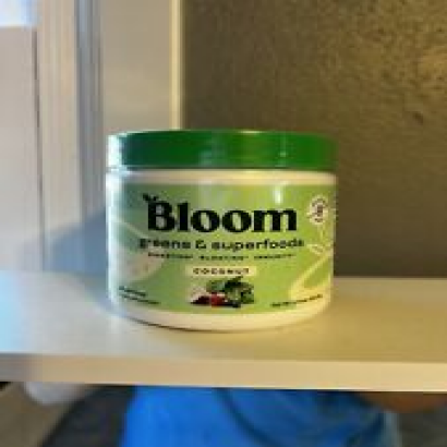 Bloom Nutrition Greens & Superfoods Powder COCONUT 6.5oz 30 Serving Super Greens