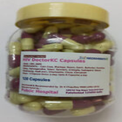 HIV DH Herbal Supplement Capsules 120 Caps Jar
