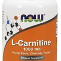 Now Foods CARNITINE TARTRATE 1000mg 50 Tablet