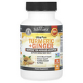 Ultra Pure Turmeric + Ginger + Bioperine For Increased Absorption, 60 Capsules