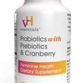 vH essentials Probiotics with Prebiotics and Cranberry Feminine Health Supple...
