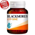 Blackmores Lyp-Sine Relieves System Health Symptoms Facial Cold Sores 30 Tablets
