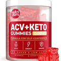 nutriyum ACV + Keto Energy Immune Low Sugar Low Carb Gummies 1500 mg