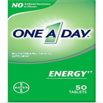 One A Day Energy Multivitamin, Supplement with Vitamin A, Vitamin C, Vitamin ...