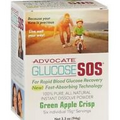Advocate Glucose SOS Instant Dissolve Powder Green Apple Crisp 3.3 Oz Brand New