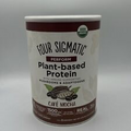 Organic Plant-Based Protein Powder Four Sigmatic Cafe Mocha Immune Support 04/24