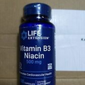 Vitamin B3 Niacin by Life Extension, 100 capsule 500 mg Exp 08/24 #S2