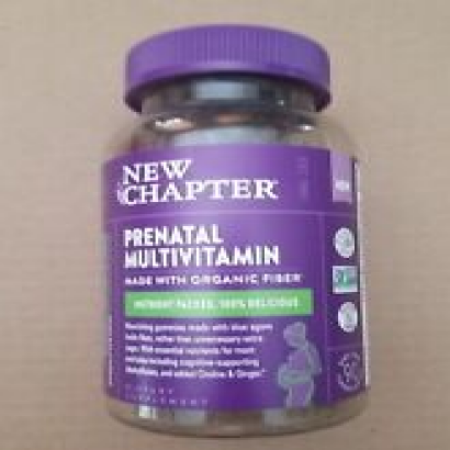 New Chapter Prenatal Multivitamin Berry-Citrus Non-GMO 90 Gummies 12/2024