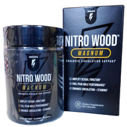 Nitro Wood MAGNUM InnoSupps Enhance Male Blood Flow Sexual Stamina Performance