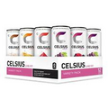 CELSIUS Fitness Drink Carbonated 5-Flavor Variety Pack, Zero Sugar, 12oz. Sli...