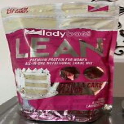 Lady Boss Lean Protein Powder - Vanilla Cake NEW 1.9lb bag 30 serv