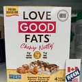 Love Good Fats Chewy-Nutty salted caramel flavor bar 4x40g, Exp:2024/12