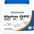 Nutricost Alpha GPC 300mg, 60 Vegetarian Capsules - Non-GMO and Gluten Free