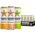 (12 Pack) Rockstar Focus 3 Flavor Sugar Free Mental Boost Energy Drink, 12 Fl Oz