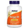 Borage Oil NOW FOODS 1000mg 120 Softgels Borage Seed Oil, GLA