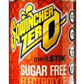 Sqwincher Zero Qwik Stik, Sugar Free, Low Calorie, Low Sodium Electrolyte Replacement Powder Hydration Drink Mix, Orange, 0.11 oz Packet (Pack of 200)