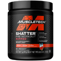 Pre Workout Powder, MuscleTech Shatter Pre-Workout, PreWorkout Powder for Men & Women, PreWorkout Energy Powder Drink Mix, Sports Nutrition Pre-Workout Products, Rainbow Fruit Candy (20 Servings)