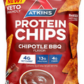 Atkins Chipotle BBQ Protein Chips, 4g Net Carbs, 13g Protein, Gluten Free, Low G