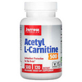 Jarrow Formulas Acetyl L-Carnitine 500 mg 60 Vegan Capsules EXP 2/25
