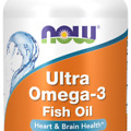 Now Foods Ultra OMEGA-3 Fish Oil 500 EPA/250 DHA 90 Softgels 09/2027EXP