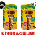 2 PACK: Nature Valley Peanut Butter Dark Chocolate Protein Chewy Bars (60 Ct.)
