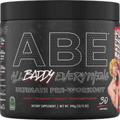 ABE All Black Everything Pre Workout Powder, Amino Acid Supplements, Baddy Berry