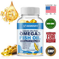 Omega 3 Fish Oil 4500mg - EPA, DHA - Supports Heart, Brain, Skin & Joint Health