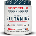 BioSteel Stackables Fermented GLUTAMINE Powder Amino Acid 45 Servings UNFLAVORED