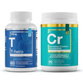 Essential Elements T-Hero + Micronized Creatine Monohydrate | Male Health Supplement - Muscle Support & T-Health